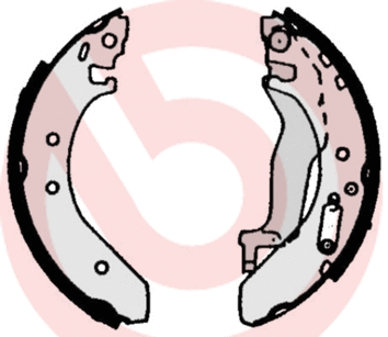 Brake Shoe Set (S 52 503)