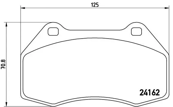 Brake Pad Set, disc brake (P 68 036)