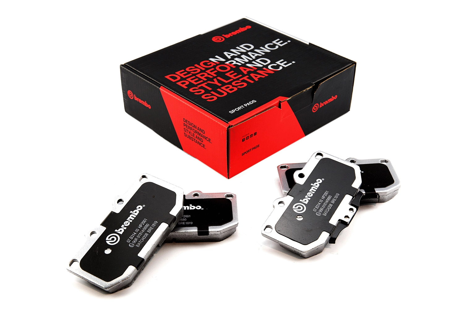 High Performance Brake Pad Set (07.B314.10)