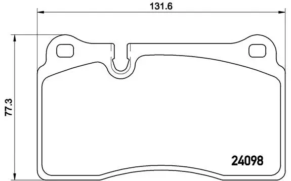 Brake Pad Set, disc brake (P 85 110)