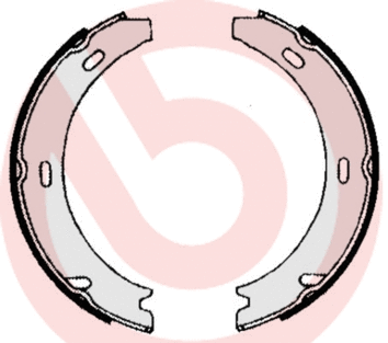 Brake Shoe Set, parking brake (S 50 506)