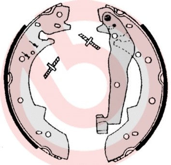 Brake Shoe Set (S 06 504)