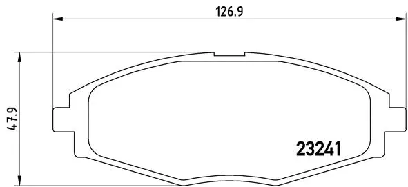 Brake Pad Set, disc brake (P 15 006)