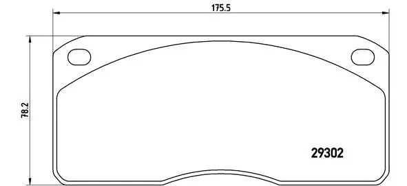 Brake Pad Set, disc brake (P A6 011)