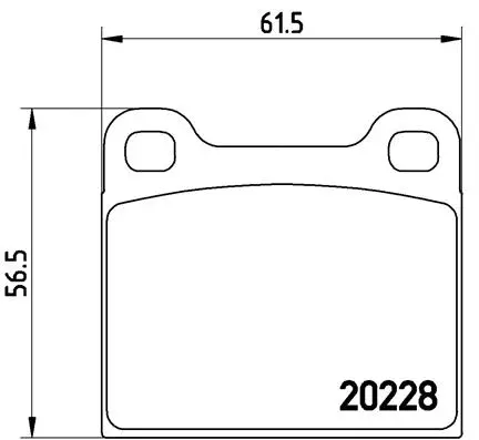 Brake Pad Set, disc brake (P 85 003)