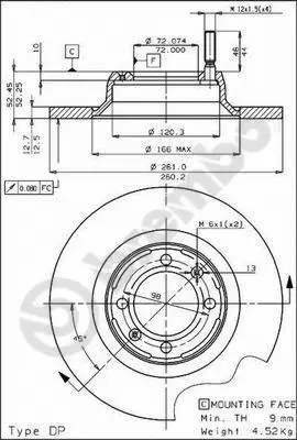 Brake Disc (08.4070.10)