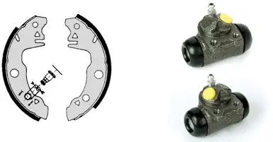 Brake Shoe Set (H 68 014)