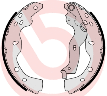 Brake Shoe Set (S 23 532)