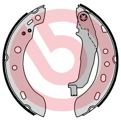 Brake Shoe Set (S 56 551)