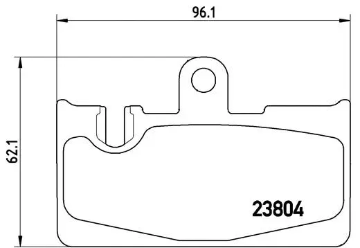 Brake Pad Set, disc brake (P 83 059)