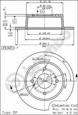 Brake Disc (08.4851.10)