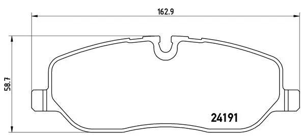 Brake Pad Set, disc brake (P 44 014)