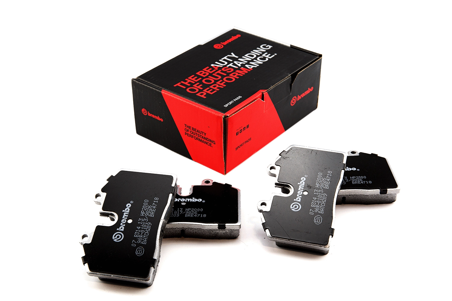 High Performance Brake Pad Set (07.B314.13)