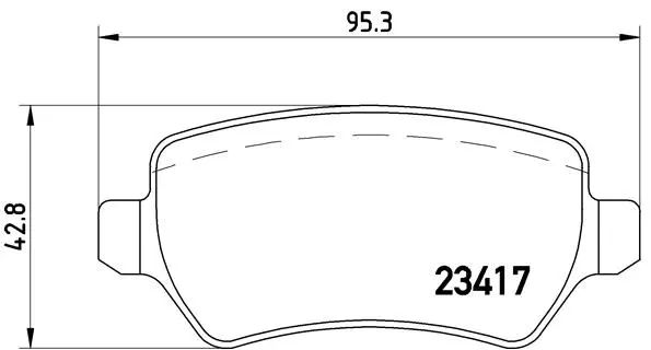 Brake Pad Set, disc brake (P 10 013)