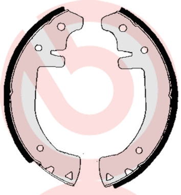 Brake Shoe Set (S 68 501)
