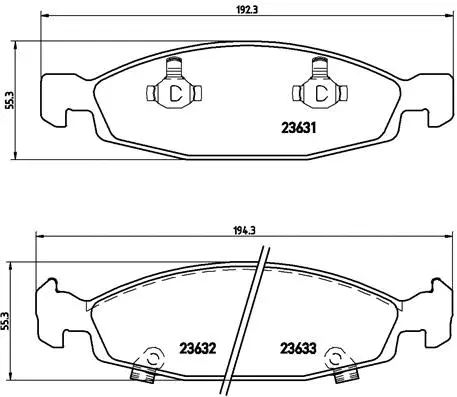 Brake Pad Set, disc brake (P 37 005)