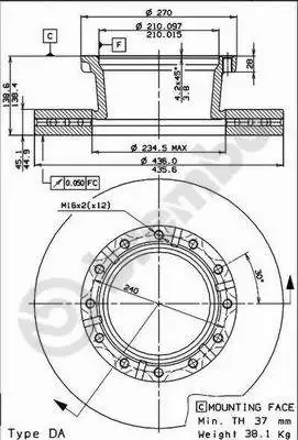 Brake Disc (09.7183.40)