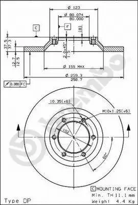 Brake Disc (08.7197.10)