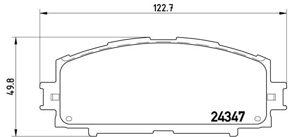 Brake Pad Set, disc brake (P 83 086)