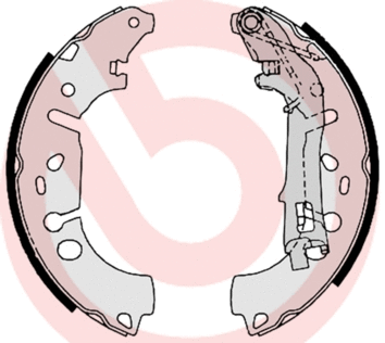 Brake Shoe Set (S 23 531)