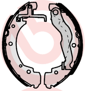 Brake Shoe Set (S 85 515)