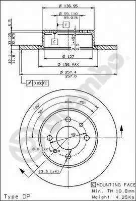 Brake Disc (08.3129.10)