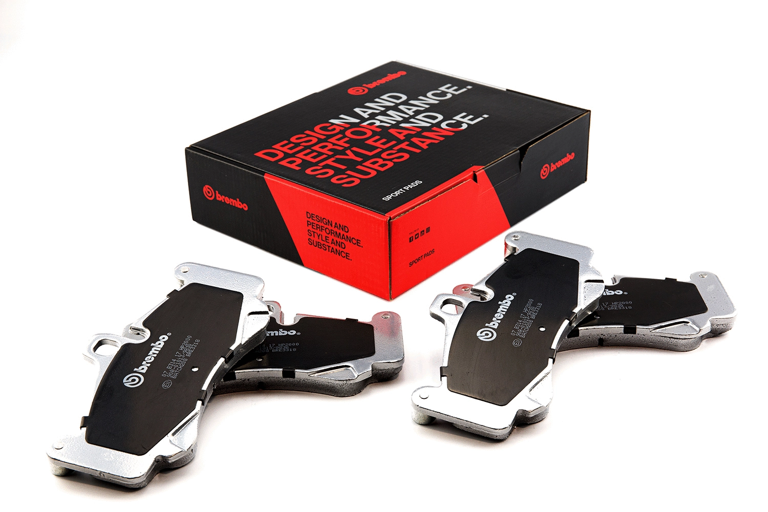 High Performance Brake Pad Set (07.B314.17)