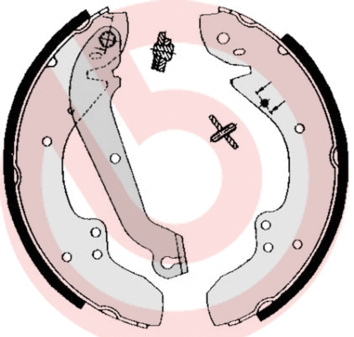 Brake Shoe Set (S 23 567)