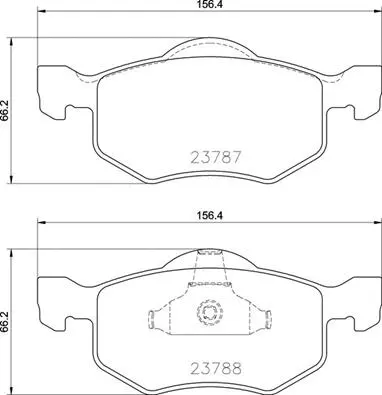 Brake Pad Set, disc brake (P 24 219)