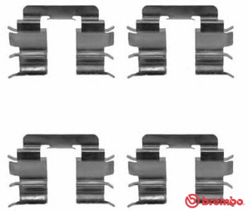 Accessory Kit, disc brake pad (A 02 289)