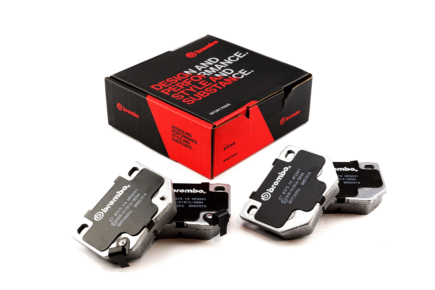 High Performance Brake Pad Set (07.B315.19)