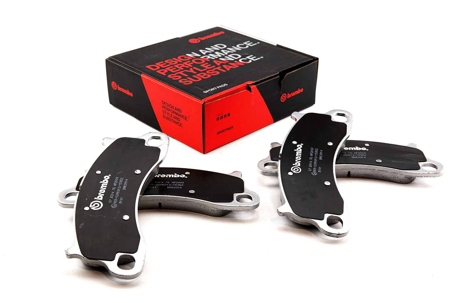 High Performance Brake Pad Set (07.B314.76)