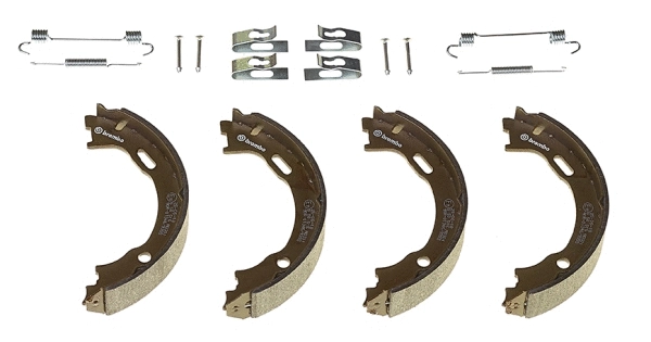 Brake Shoe Set, parking brake