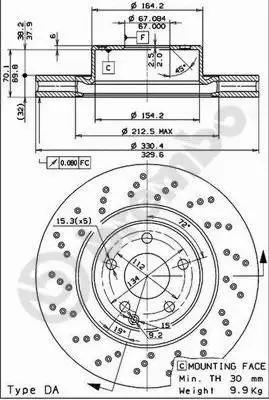 Brake Disc (09.7960.11)