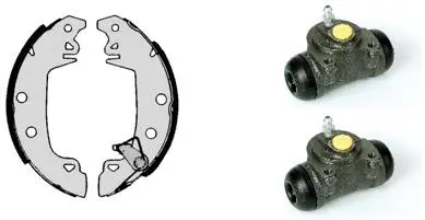 Brake Shoe Set (H 68 010)