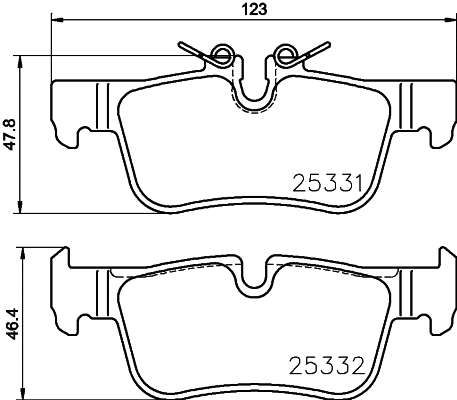 Brake Pad Set, disc brake (P 06 094)