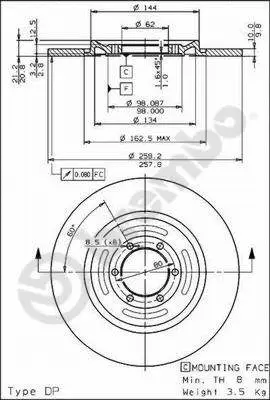 Brake Disc (08.2793.10)