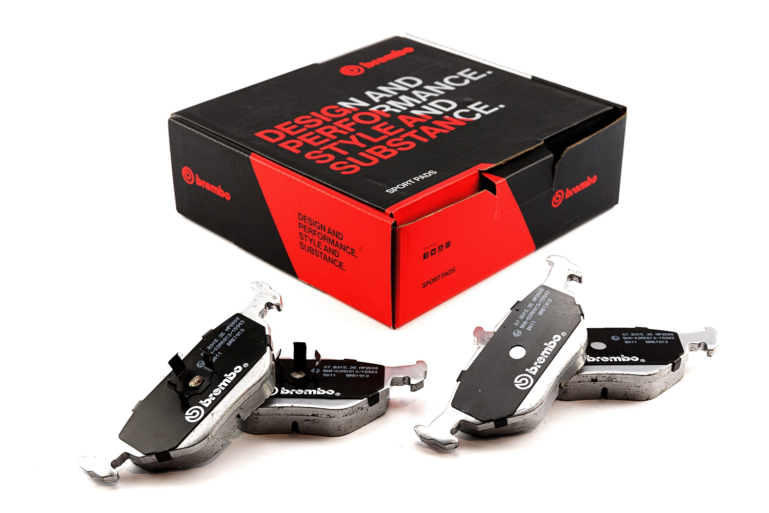 High Performance Brake Pad Set (07.B315.35)