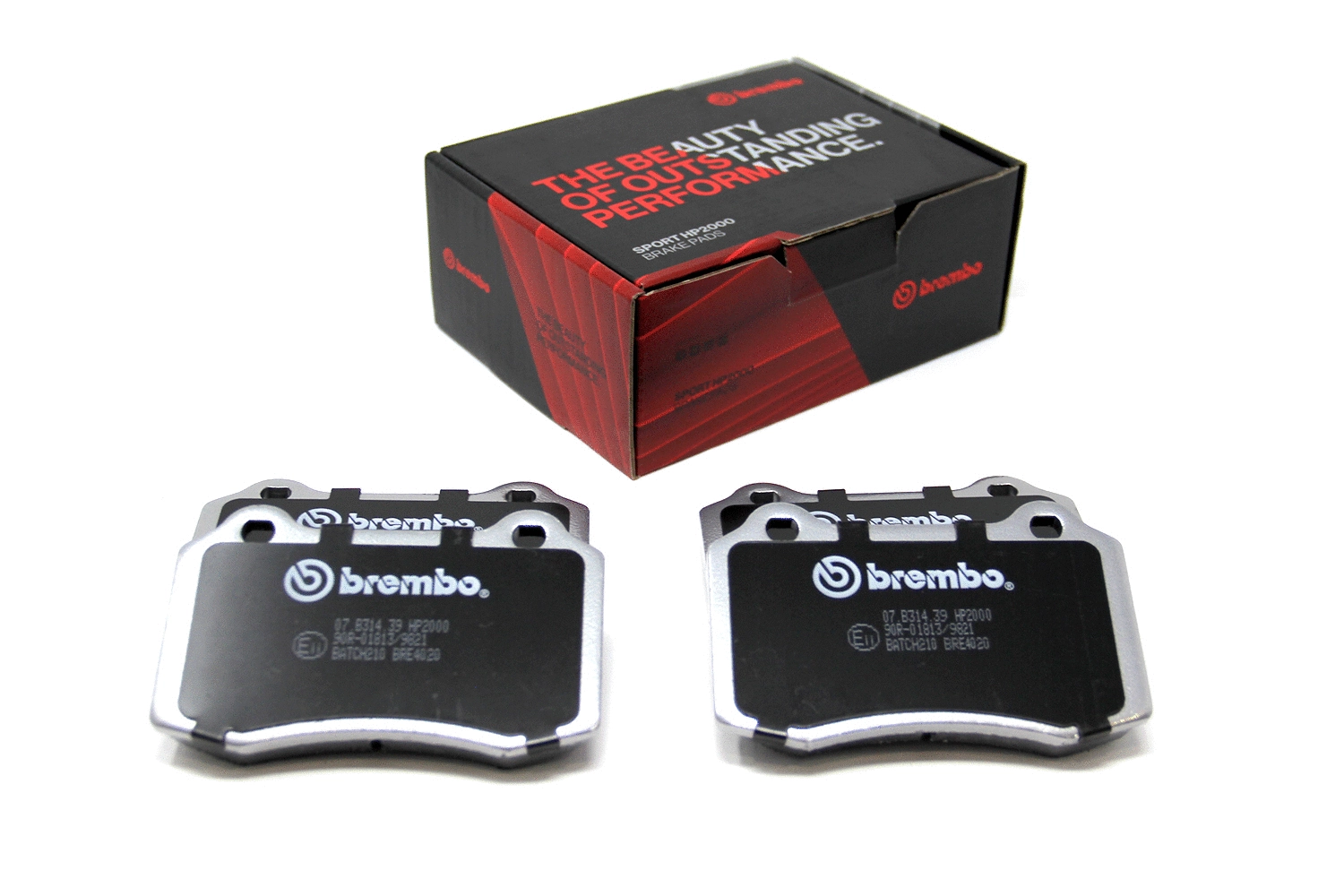 High Performance Brake Pad Set (07.B314.39)