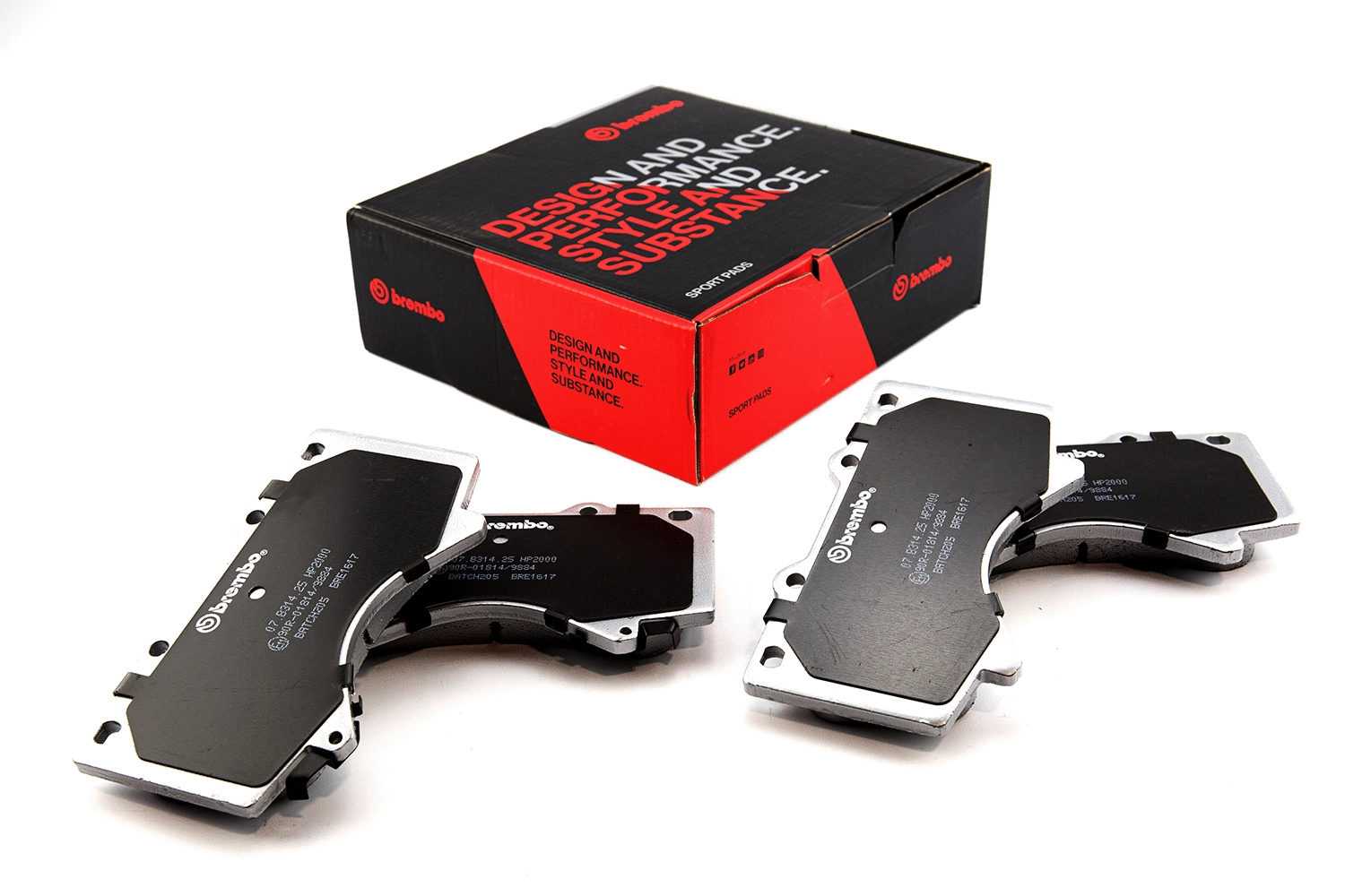 High Performance Brake Pad Set (07.B314.25)