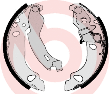 Brake Shoe Set (S 23 522)