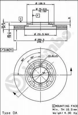 Brake Disc (09.5219.10)