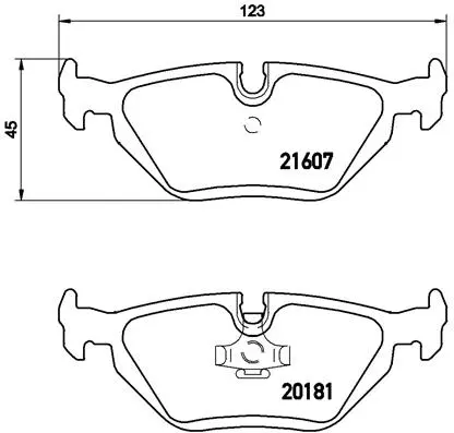 Brake Pad Set, disc brake (P 06 013)