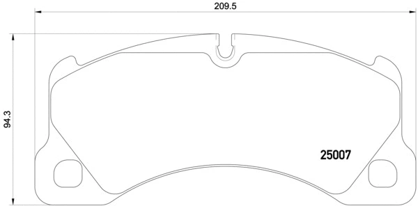 Brake Pad Set, disc brake (P 65 021)