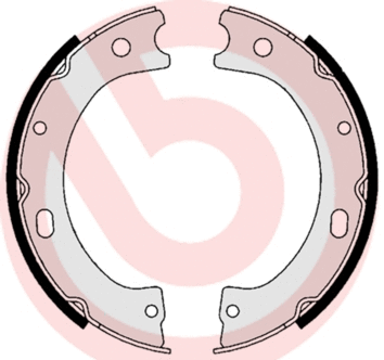 Brake Shoe Set, parking brake (S 56 535)