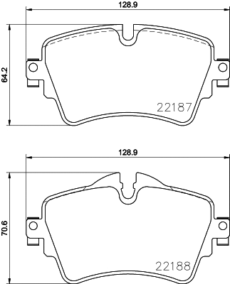 Brake Pad Set, disc brake (P 06 092)