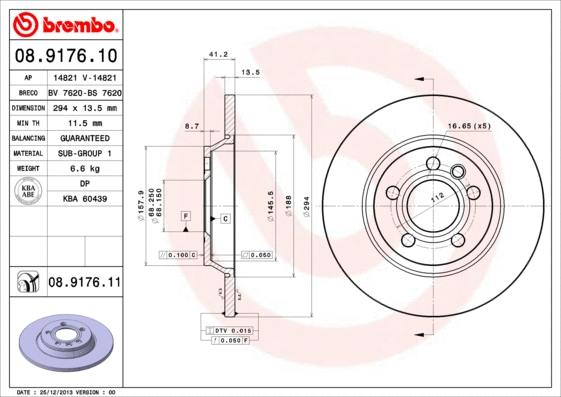 Brake Disc (08.9176.10)