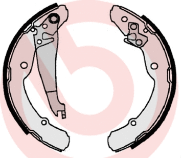 Brake Shoe Set (S 85 516)