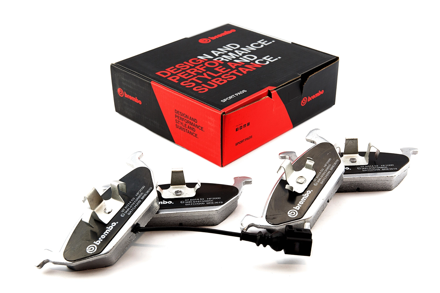 High Performance Brake Pad Set (07.B314.53)