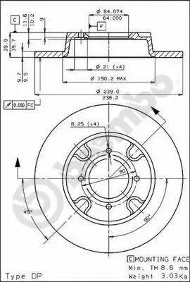 Brake Disc (08.4413.10)